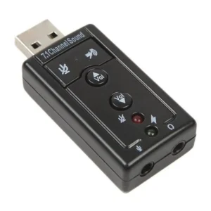Adaptador Usb Audio 7.1 Con Regulador De Volumen
