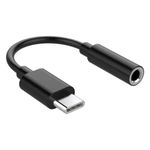 Adaptador Usb-c A Audio Plug 3.5mm, Negro