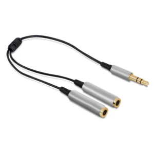 Cable De Audio Auxiliar Jack X1 A Jack X2 Hembra 3.5