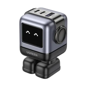 Cargador De Pared 2 Usb-c + Usb Ugreen Nexode Rg Cd361 (15570) Robot Gan, 65w, Carga Rapida