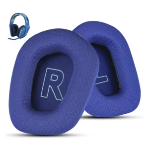 Almohadillas Para Auriculares Logitech (Logi-A) Azul, Para G733/G335, Orejeras De Malla Transpirable, Cubierta De Esponja