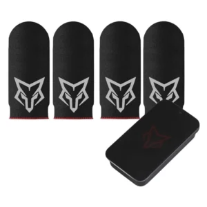 Guantes Para Dedo Gamer Sarafox Elite 6d (58901217411069) 4 Unidades, Negro