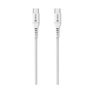 Cable De Carga & Datos Usb-c A Usb-c Teros (Te-70208w) Blanco, Cable 1 Metro
