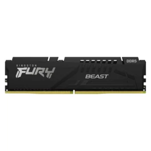 Memoria Ram Kingston Fury Beast Ddr5 8Gb/6000 (Kf560C36Bbe-8) Negro, Cl36, 1.35V