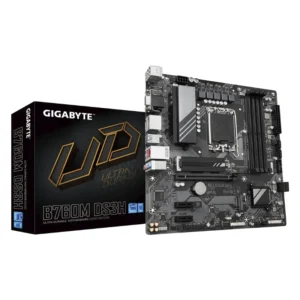 Placa Gigabyte (B760m Ds3h) Lga 1700, Micro-atx, Ddr5