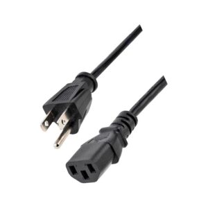 Cable De Poder Universal, Negro, 1.8 Metros, Basic, Pc