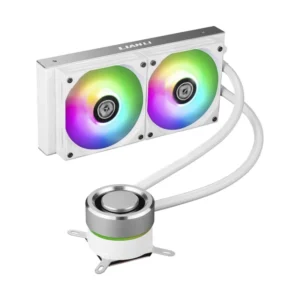 Enfriamiento Liquido Lian Li Galahad Aio 240 Rgb (Ga-240a White) 1200/1700-am4/am5+, Blanco, X2 Fan, Led-rgb