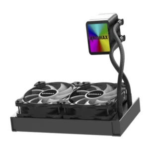 Enfriamiento Liquido Raidmax Tornado Lc240 (4711061620057) 1151/1200-am4/am5+, Negro, X2 Fan, Led-argb