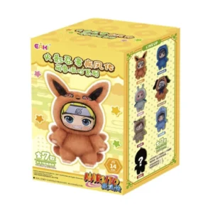 Peluche Coleccionables De Personajes De Naruto Eaki (Hymz-M1501) Disfrazados De Animales, 6 Modelos Aleatorios Random, 14 Cm De Alto