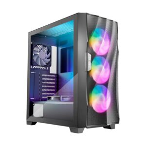 Case Antec Dark Fleet Df700 (0-761345-80071-6) Sin Fuente, Negro, Atx, 1 Panel Vidrio, X3 Fan, Led-argb