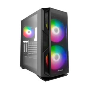 Case Antec Nx800 V2 (0-76135-81080-7) Sin Fuente, Negro, E-atx, 1 Panel Vidrio, X3 Fan, Led-argb