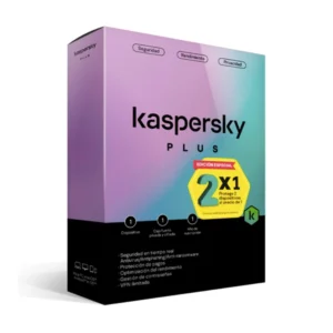 Antivirus Kaspersky Plus (Kl1042d5afs) 2024, 2x1 Pcs, 12 Meses