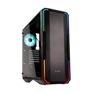 Case Bitfenix Enso Blk (Bfc-ens-150-kkwgk-rp) Sin Fuente, Negro, E-atx, 1 Panel Vidrio, X2 Fan, Led-rgb