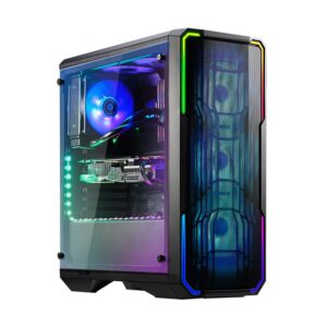 Case Bitfenix Enso Mesh Blk (Bfc-esm-150-kkwgk-rp) Sin Fuente, Negro, E-atx, 1 Panel Vidrio, X2 Fan, Led-rgb