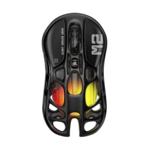 Mouse Inalambrico Gravastar Mercury M2 (Gravastar M2-Blk) Negro, 26000 Dpi, Sensor Paw3395Dm, Diseño Ligero Ahuecado De 2.79 Oz, 5 Botones Programable