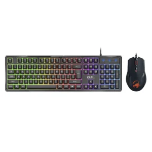 Combo Genius Scorpion Km-gx6 (31330010401) Gaming, Teclado+mouse, Semi-mecanico, Led-rgb