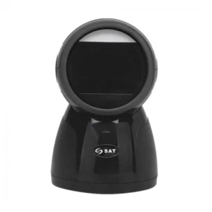 Lector De Codigo De Barra De Mesa Sat (Sat Ai8604 Id) Negro, Hasta 300 Escaneos Por Segundo, Modos Manual, Continuo Y Automatico, Escaner 1D Y 2D
