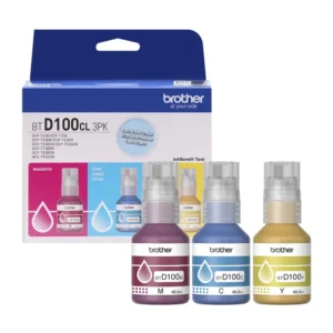 Tintas Brother Tri-pack (Btd100cl 3pk) Cian+magenta+amarillo, T230/t236/t430w/t436w/t530dw/t536dw/730dw/t830dw/t930dw,48.8ml X Unidad