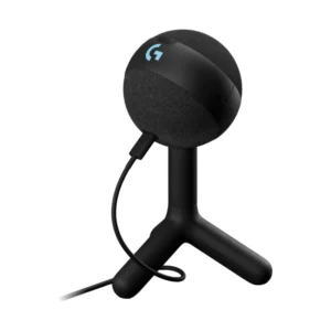 Microfono Logitech G Yeti Orb (988-000550) Negro, Rgb Lightsync, Cardioide, Plug And Play Usb Para Pc/mac