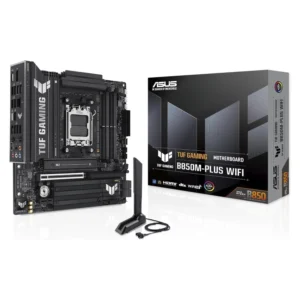Placa Asus (Tuf Gaming B850m-plus Wifi) Am5, Micro-atx, M.2 Pcie 5.0, Ddr5