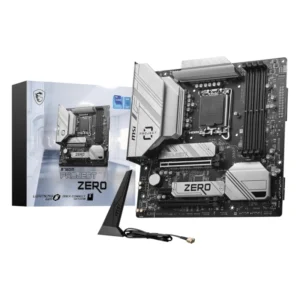 Placa Msi (B760m Project Zero) Lga 1700, Wifi, Conexion Reversa, Micro-atx, Ddr5