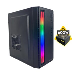 Case Dataone (Star 508) Confuente De 230w, Negro, Micro-atx, X1 Fan, Led-rgb
