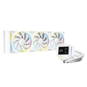 Enfriamiento Liquido Deep Cool Lm360 Wh (R-Lm360-Whdmmc-1) Blanco, Aplicable A Socket, 1155/1851-Am4/Am5, Pantalla Ips 2,4, Reproduce Mp4, X3 Fan Arg