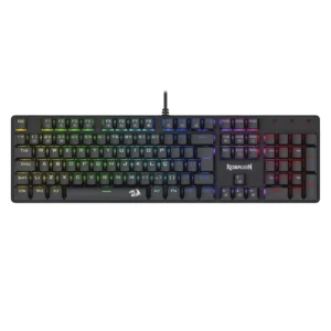 Teclado Redragon Sindri (K671-Sp) Gaming, Negro, Mecanico, Switch Rojo, Iluminacion Rainbow