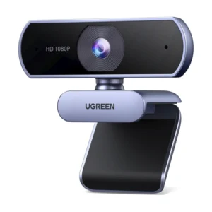 Camara Web Ugreen Cm678 (15728) Fhd 1080P, Negro, Fov Ajustable, Cancelacion De Ruido, Correccion Automatica De Luz