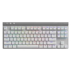 Teclado Inalambrico Logitech G515 Lightspeed Tkl 80% (920-012535) Gaming, Blanco, Mecanico, Switch Tactile, Bluetooth, Led-rgb