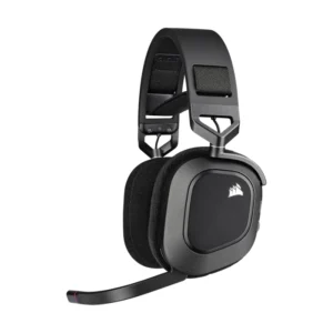 Auricular Inalambrico Corsair Hs80 Rgb Wireless (Ca-9011235-Na) Gaming, Dolby Atmos, Ligero Y Comodo, Microfono Con Calidad De Transmision