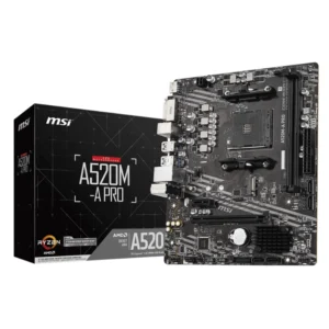 Placa Msi (A520m-a Pro) Am4, Micro-atx, Ddr4