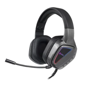 Auricular Teros (Te-8171n) Gaming, Negro, Jack X2 + Usb, Led-rgb