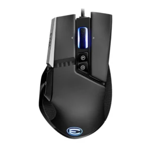 Mouse Evga X17 (903-w1-17bk-k3) Gaming, Negro, 16000 Dpi, Led-azul