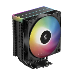 Disipador De Procesador Deep Cool Ag400 Bk Argb V2 (R-Ag400-Bkammn-Gjd) Negro, Aplicable A Socket, 1151/1851-Am4/Am5+, Led-Argb