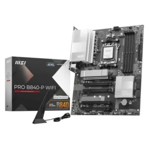 Placa Msi (Pro B840-P Wifi) Am5, Atx, Wi-Fi 7, Lan 2.5G, Ddr5