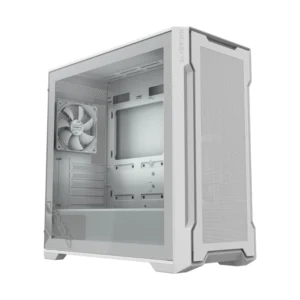 Case Gigabyte C102 Glass Ice (Gb-C102Gi) Sin Fuente, Blanco, Micro-Atx, 1 Panel Vidrio, X2 Fan