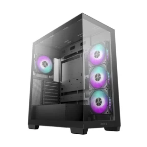 Case Deep Cool Cg580 4F (R-Cg580-Bkada4-G-1) Sin Fuente, Negro, Atx, 2 Panel Vidrio, X4 Fan, Led-Argb