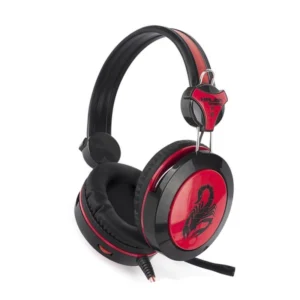 Auricular Halion (S1) Gaming, Negro Con Rojo, Jack X2