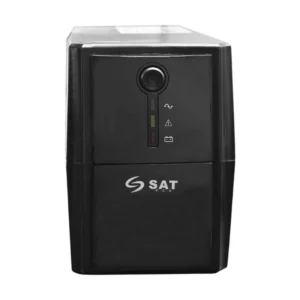Ups Sat 4 Tomas (Sat Ur500+ 220 Vac Led) Negro, Interactivo, 500Va, 300W