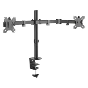 Brazo Soporte Para 2 Monitores Koreano (Ke32-2Bn) Rack Base, Para 17 A 35, De 2Kg Hasta 9Kg, Soporte Ergonomico