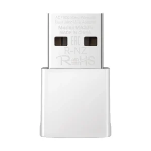 Usb Inalambrico Mercusys Ac1300 (Ma30N) Blanco, Nano, 2.4Ghz/400Mbps, 5Ghz/867Mbps