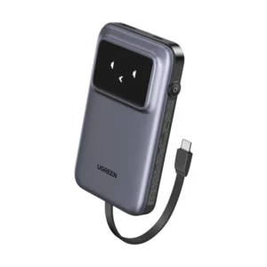 Power Bank Ugreen Pb511 (35603B) Negro, Pantalla Tft, Carga Rapida De 30W, 10000Mah