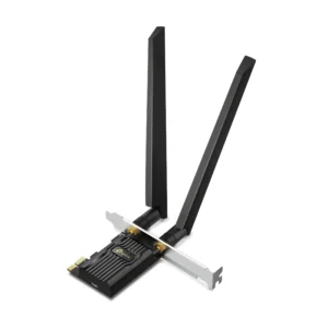 Tarjeta Pcie Inalambrico + Bluetooth 5.3 Tp-Link Axe5400 (Archer Txe72E) Wi-Fi 6, 2.4Ghz/574Mbps, 5/6Ghz 2402Mbps, Antena X2, Wpa3, Latencia Ultrabaja