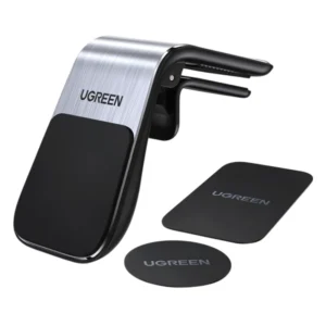 Soporte Magnetico Universal Ugreen Lp290 (80712B) Negro, Para Telefono Movil, Para Rejilla De Ventilacion Del Coche, Con Iman