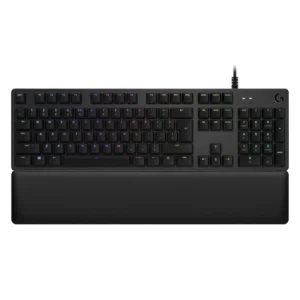Teclado Logitech G513 Carbon (920-009322) Gaming, Mecanico, Con Reposamuñecas, Switch Gx-Tactil Marron, Led-Rgb