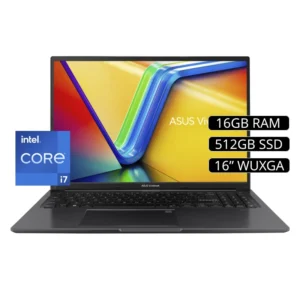 Laptop Asus Vivobook 16 X1605Va-Mb1235 I7-13620H (90Nb10N3-M01Ks0) Wuxga 16, I7, Ssd512 M.2, 16Gb, Sin Sistema