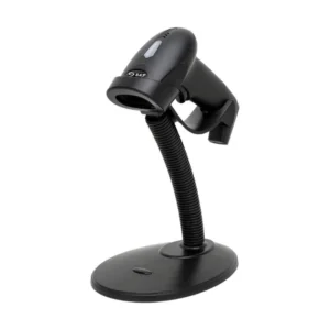 Lector De Codigo De Barra Sat (Sat Ld101R+1) Negro, Escaner 1D, Con Soporte