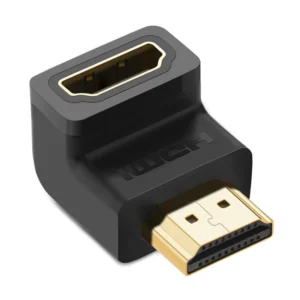 Adaptador Hdmi Macho A Hembra Ugreen (20109) Angulo 90 Grados, Compatible Con 4K, Para Tv Stick