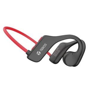 Auricular Bluetooth Teros (Te-8078R) Negro, Con Conduccion Osea, Bluetooth 5.0, Bateria 180Mah